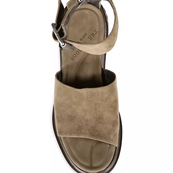 NEW rag & bone Soren Suede Ankle-Strap Sandals SOLD OUT COLOR Size 39 - Picture 4 of 7